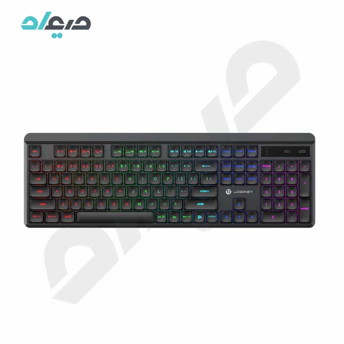 کیبورد بی‌سیم مکانیکال لاجیکی logikey مدل K520B