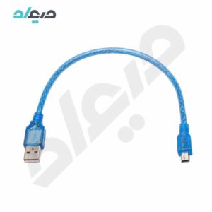 کابل دوربین ذوزنقه 5 پین به USB2.0 نری شیلدار رویال 30cm