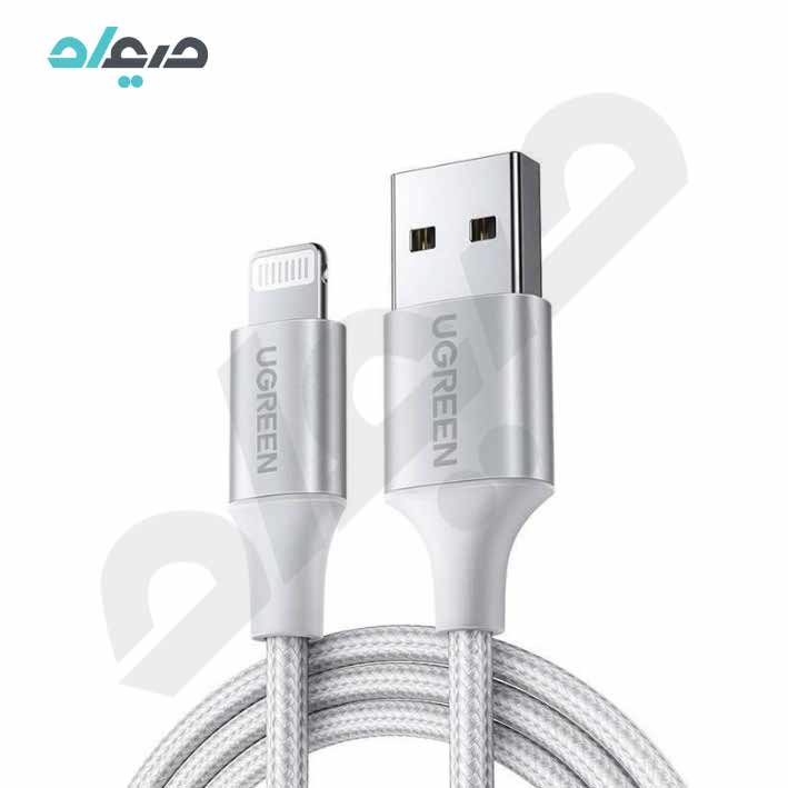 کابل شارژ آیفون Lightning یوگرین مدل US199-60161 طول 1 متر