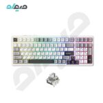 کیبورد گیمینگ مکانیکال آئولا مدل F99 Gray wood switch V3