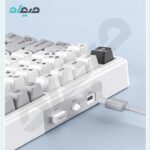 کیبورد گیمینگ مکانیکال آئولا مدل F99 Gray wood switch V3