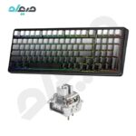 کیبورد گیمینگ مکانیکال آئولا مدل F99 Gray wood switch V3