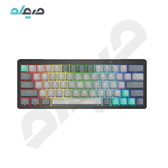 کیبورد بی‌سیم گیمینگ فنتک مدل ATOM PRO63 MK912