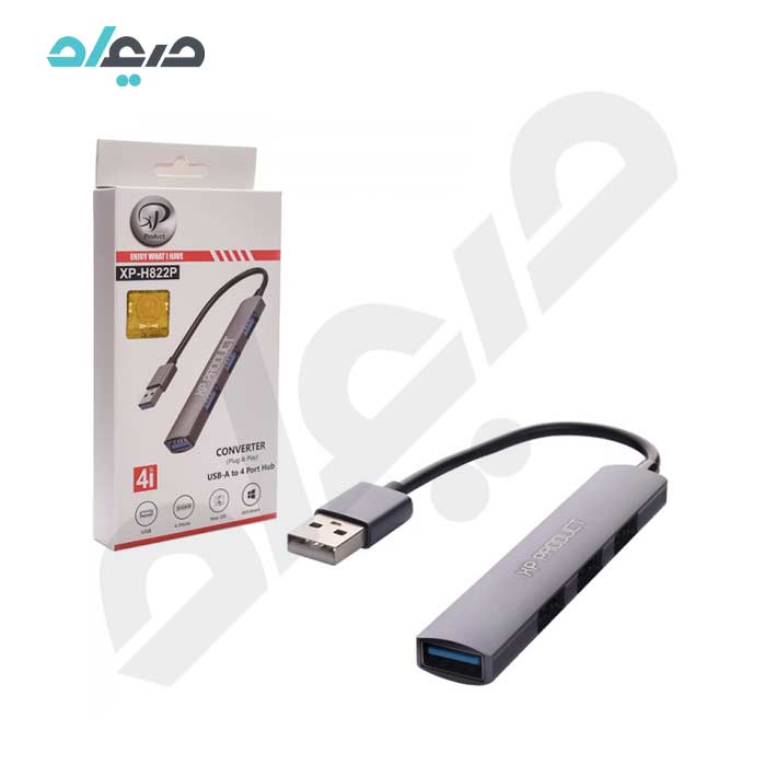 هاب 4 پورت USB3.0 ایکس‌پی مدل XP-H822P