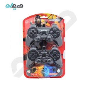 دسته بازی دوبل شوک ساده سیمی مچر مدل MR-58