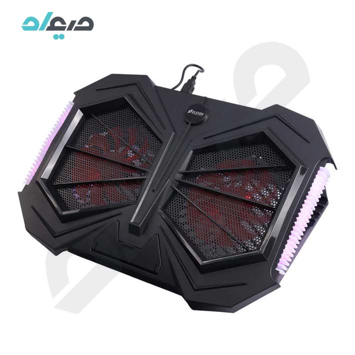 پایه خنک‌کننده گیمینگ 2 فن لپ تاپ ایلون مدل N707