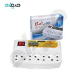 محافظ برق دیجیتال 7 خانه OMEGA امگا 1.5 متری