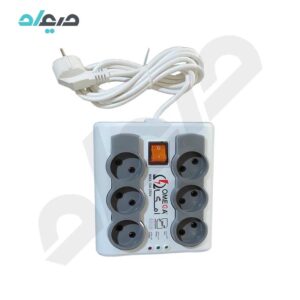 محافظ برق ۶ خانه OMEGA امگا 3 متری مدل P6000