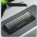 کیبورد گیمینگ تمام مکانیکال آئولا مدل F65 Gray wood switch V3