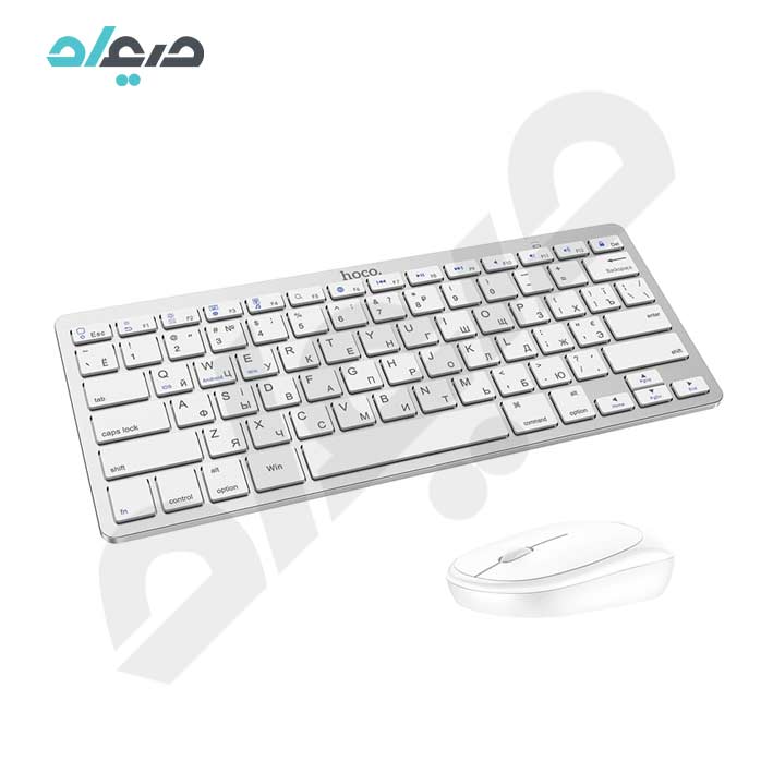 مینی کیبورد و ماوس بی سیم و بلوتوثی هوکو مدل DI05