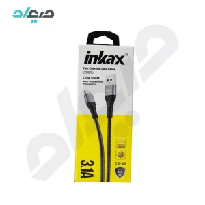 کابل دیتا و فست شارژ تایپ‌سی inkax CB-45