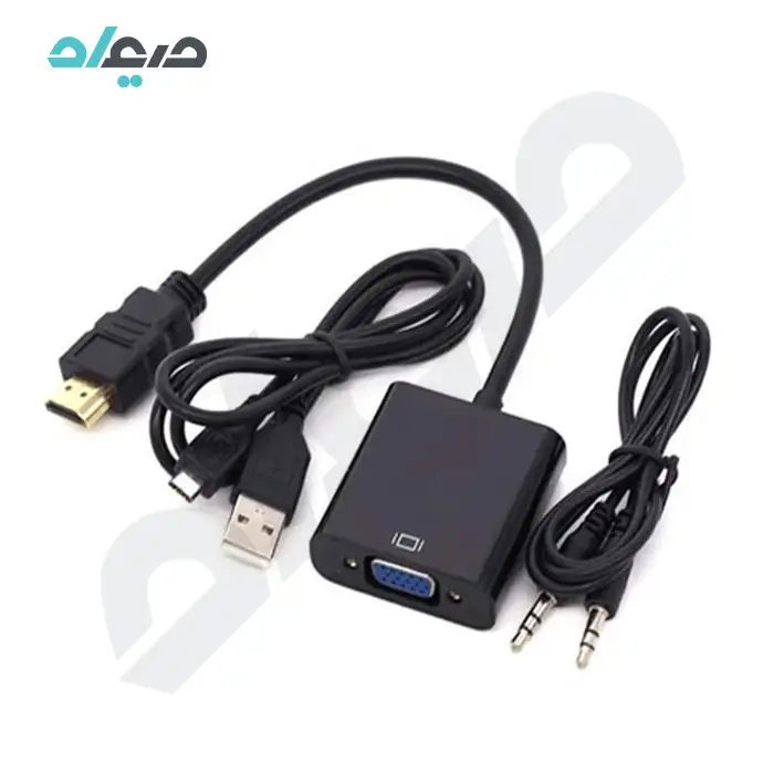 کابل تبدیل HDMI To VGA PS4 پی‌نت P-net