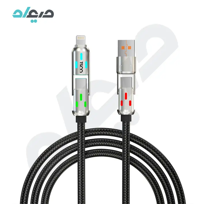 کابل شارژ گیمینگ RGB دار تسکو مدل GCA60