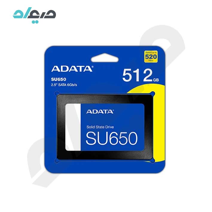 حافظه SSD اینترنال ADATA مدل SU650 ظرفیت 512 گیگابایت