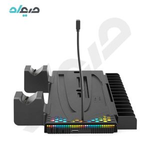 شارژر بی‌سیم و خنک‌کننده گیم‌پد تسکو مدل TGS16 War Vault